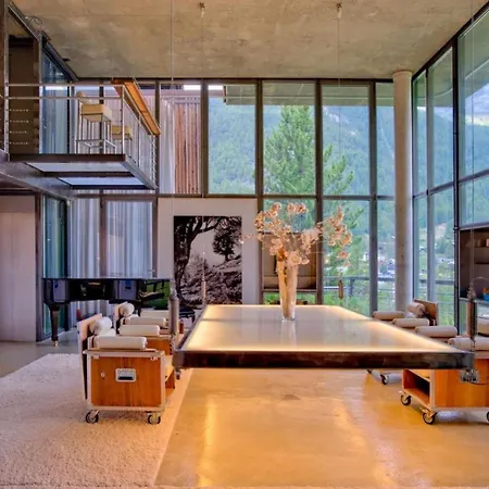 Apartmán Julen Loftus Chic Mountain Sanctuary With Panoramic Views Zermatt